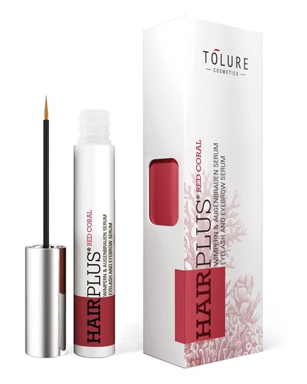 Picture of TOLURE HAIRPLUS RED CORAL LASHES & EYEBROW SERUM 3ML